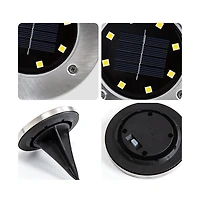 Cowin Led Solar Ground Lights Outdoor Garden Patio Light 8 Pack