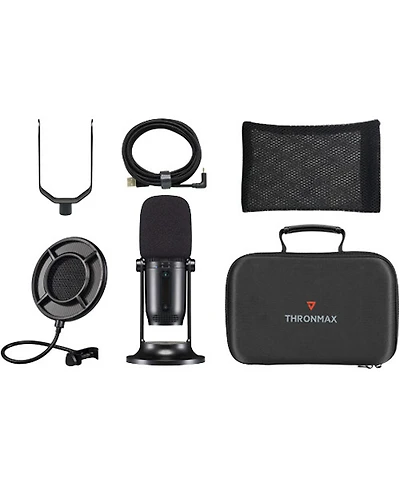Thronmax MDrill One Pro Usb Condenser Studio Microphone Kit, Compatible with Windows, Mac, Linux, and PS4