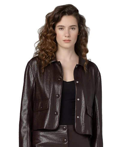Blank Nyc Women's Collared Neck Jacket