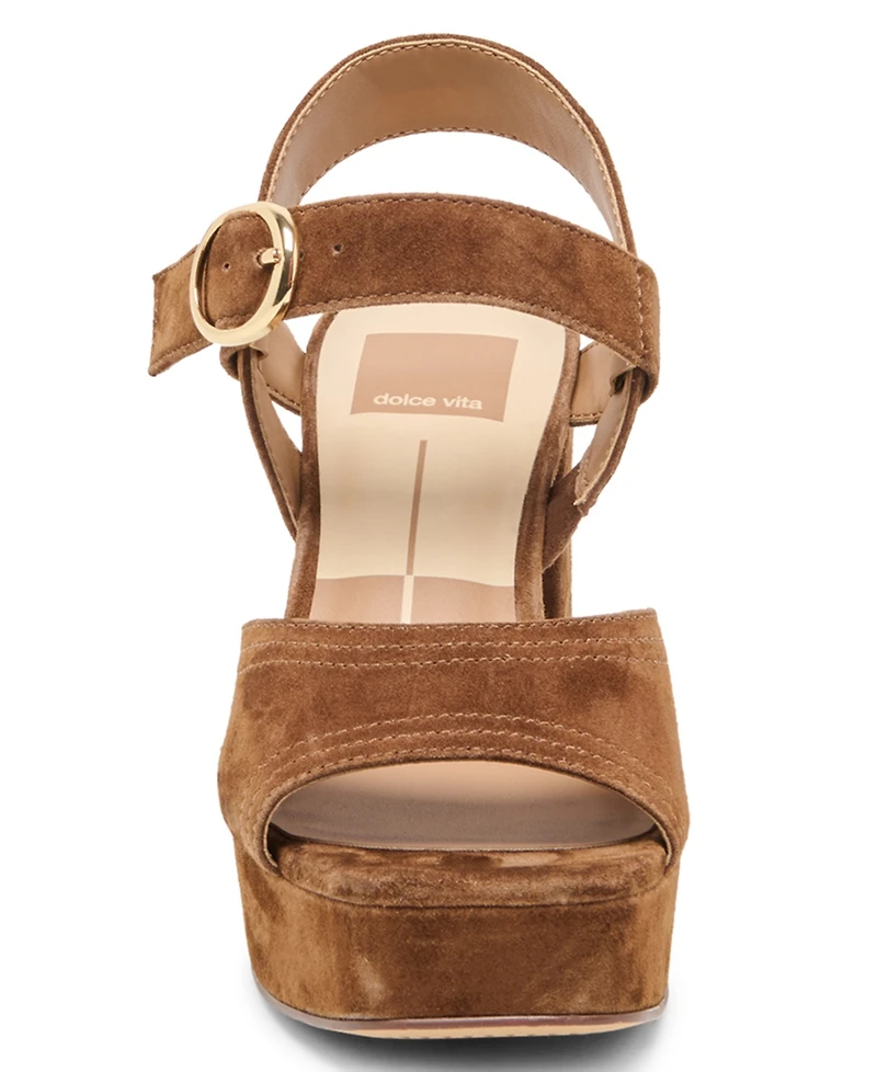 Dolce Vita Women's Fatima Two-Piece Platform Block Heel Dress Sandals