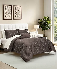 Macy's Zuri Fade-Resistant 9-Piece Comforter Set, King
