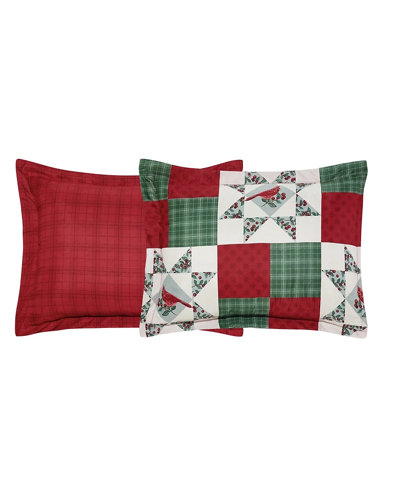 Macy's Cardinal Patch Soft Hand Feel 8-Piece Comforter Set, Full