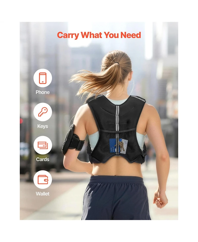 Vevor 20lb Weighted Vest for Men Women Workout Equipment for Strength Training