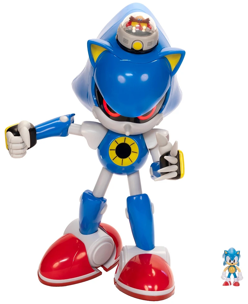 Sonic the Hedgehog 20" Giant Metal Sonic vs. Sonic Playset, Ages 3+