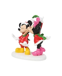 Department 56 Mickey's Christmas Village Mickey's Christmas Kiss