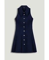 Nocturne Women's Sleeveless Pleated Mini Dress