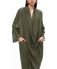 Nocturne Women's Draped Wrap Midi Dress