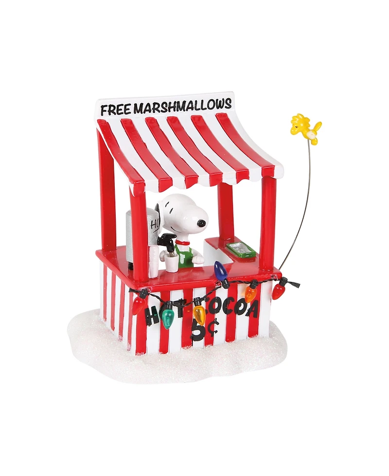 Department 56 Peanuts Village Snoopy's Cocoa Stand