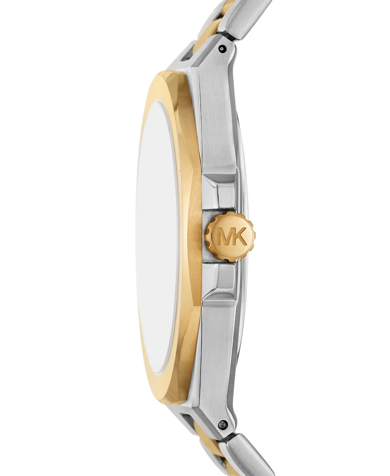 Michael Kors Men's Callum Three-Hand Date Two-Tone Stainless Steel Watch 44mm