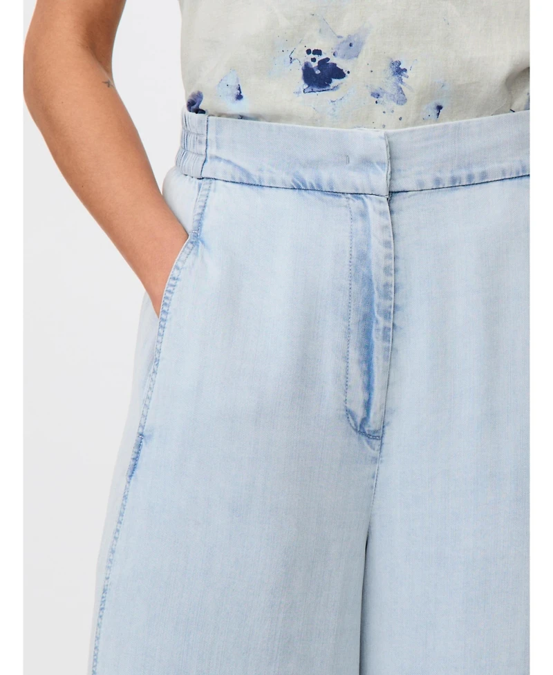 Masai Copenhagen Women's Maportia Denim Wide-Leg Culotte Trouser