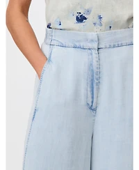Masai Copenhagen Women's Maportia Denim Wide-Leg Culotte Trouser