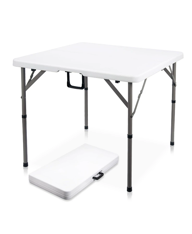 Aofar 34" Folding Card Table Portable Hdpe Indoor Outdoor