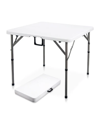 Aofar 34" Folding Card Table Portable Hdpe Indoor Outdoor