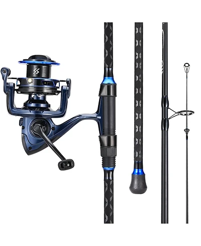 Aofar 10feet Surf Spinning Rod 3-Piece Heavy Saltwater