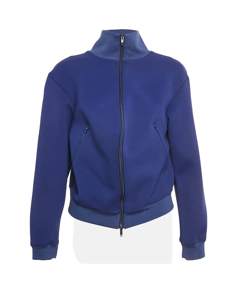 Pre-Owned Balenciaga Women's Jersey Asymmetric Bomber Jacket