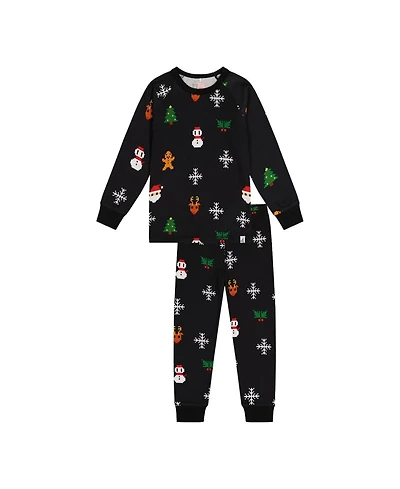 Deux par Little and Big Boy (6 - 12) Cotton Two-Piece Pajama Set