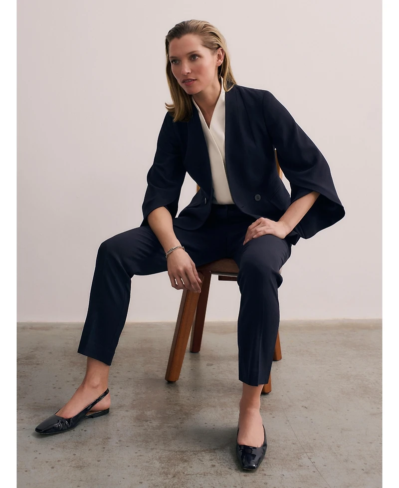 The Fold Women's Ansdell Clever Crepe Blazer