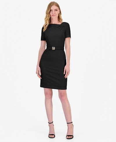 Anne Klein Women's Boat Neck Dress