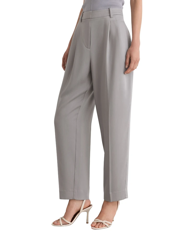 Reiss Women's Clay Tapered Pleated Trousers