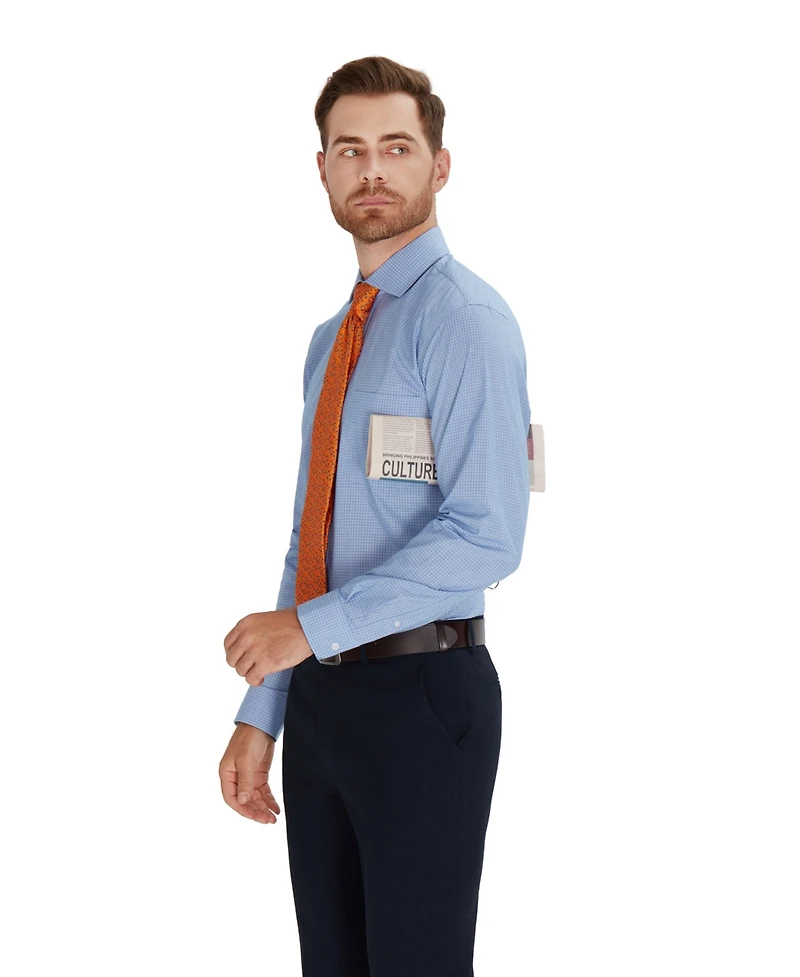 Club Room Men's Regular-Fit Bespoke Poplin Dress Shirt