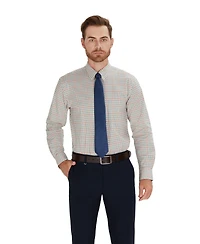 Club Room Men's Regular-Fit Harrington Plaid Dress Shirt