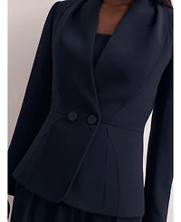 The Fold Women's Arno Clever Crepe Blazer