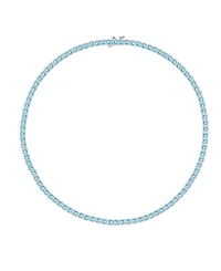 Macy's Blue Topaz (30 ct. t.w.) Necklace Sterling Silver