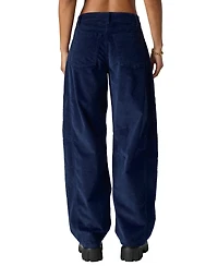 Florence By Mills Juniors' Stretch Cord Barrel Leg Jeans