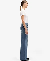7 For All Mankind Women's Ultra High-Rise Wide-Leg Jeans