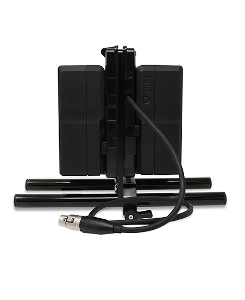 Core Swx Dual V-Mount Battery Plate with 15mm Lws Rod Clamp and 4-Pin Xlr Cable