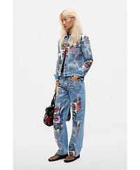 Desigual Women's Printed denim jacket