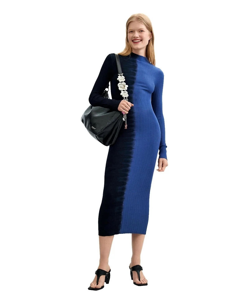 Desigual Women's Long-sleeved knit dress