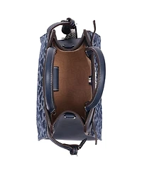 True Religion Multi-Strap Denim Shoulder Bag