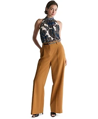 Bcbg Women's High-Rise Wide-Leg Pants