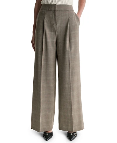 Bcbg Women's High-Rise Wide-Leg Pants