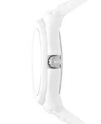 Diesel Men's Stinger Three-Hand Quartz White Silicone 45mm