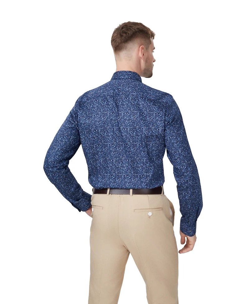 Bar Iii Men's Slim-Fit Remo Floral Dress Shirt