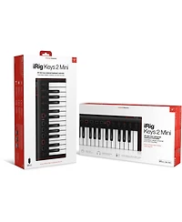 Ik Multimedia iRig Keys 2 Mini Usb 25 Velocity-Sensitive Mini-Key Midi Keyboard for iPhone, iPad, Android and Mac/Pc