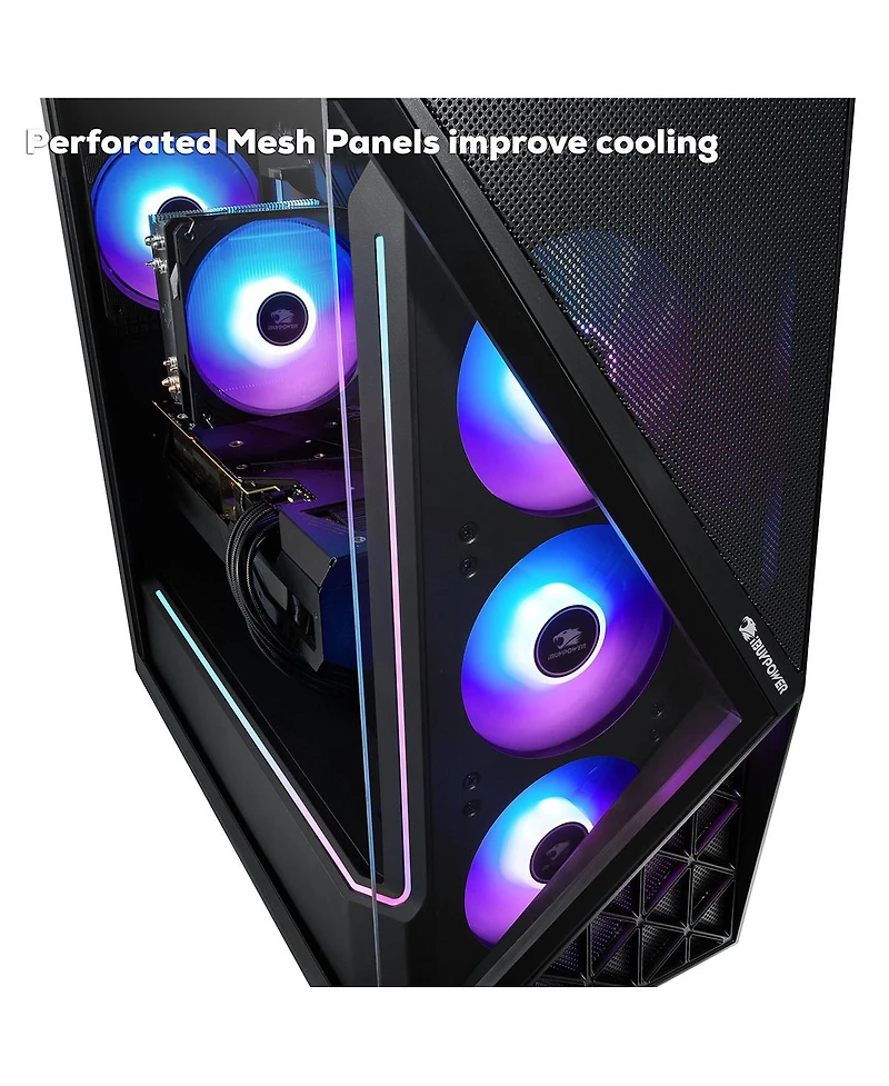 iBUYPOWER Slate SBA7N56T03 Gaming Desktop Computer, Amd Ryzen 7 9700F 3.8GHz, 32GB Ram, 1TB Ssd, Nvidia GeForce Rtx 5060 Ti 8GB, Windows 11 Home,