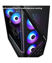 iBUYPOWER Slate SBA7N56T03 Gaming Desktop Computer, Amd Ryzen 7 9700F 3.8GHz, 32GB Ram, 1TB Ssd, Nvidia GeForce Rtx 5060 Ti 8GB, Windows 11 Home,
