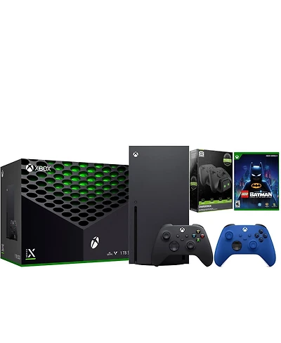 Microsoft Xbox Series X 1TB Disc Console with Extra Controller and Charge Dock Bundle