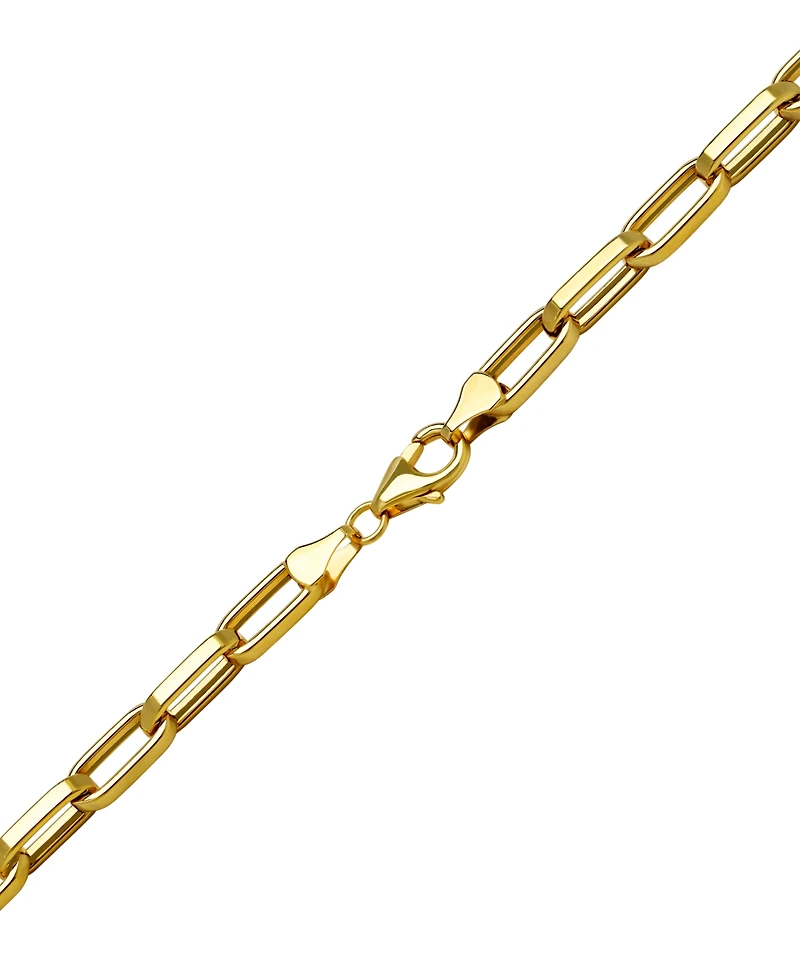 Macy's Wide Paperclip Chain 20" Necklace in 10k Yellow Gold