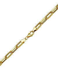 Macy's Wide Paperclip Chain 20" Necklace in 10k Yellow Gold