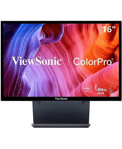 ViewSonic VP1656 16" 16:10 Wuxga Portable Usb-c Ips Led Monitor