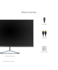 ViewSonic 32" VX3276-2K-mhd Wqhd Ips Frameless Computer Monitor with Built-in Speakers