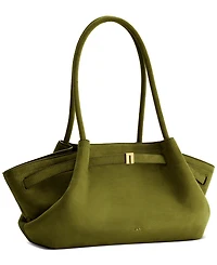 Jw Pei Hana Wide Faux Suede Extra-Large Tote Handbag