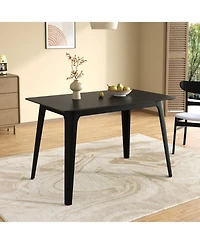 Streamdale Furniture Dining Table Solid Wood Legs