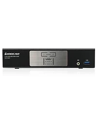 Iogear 2-Port 4K DisplayPort Kvmp Switch with Hdmi Connection and Usb 3.0 Hub and Audio