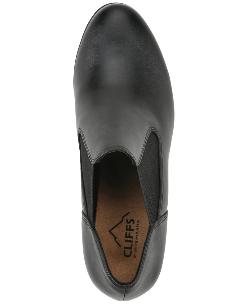 Cliffs by White Mountain Women's Anstey Slip-On Booties