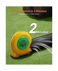 Vevor Inflatable Soccer Dart Board over 8 ft High with 9 Kick Balls and Air Pump